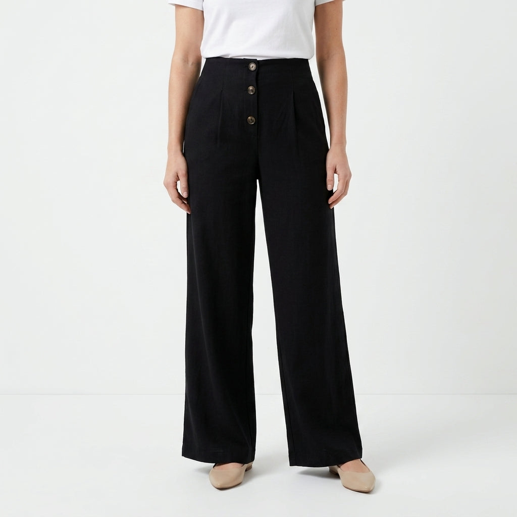 High Waist Wide Leg Pants For Women