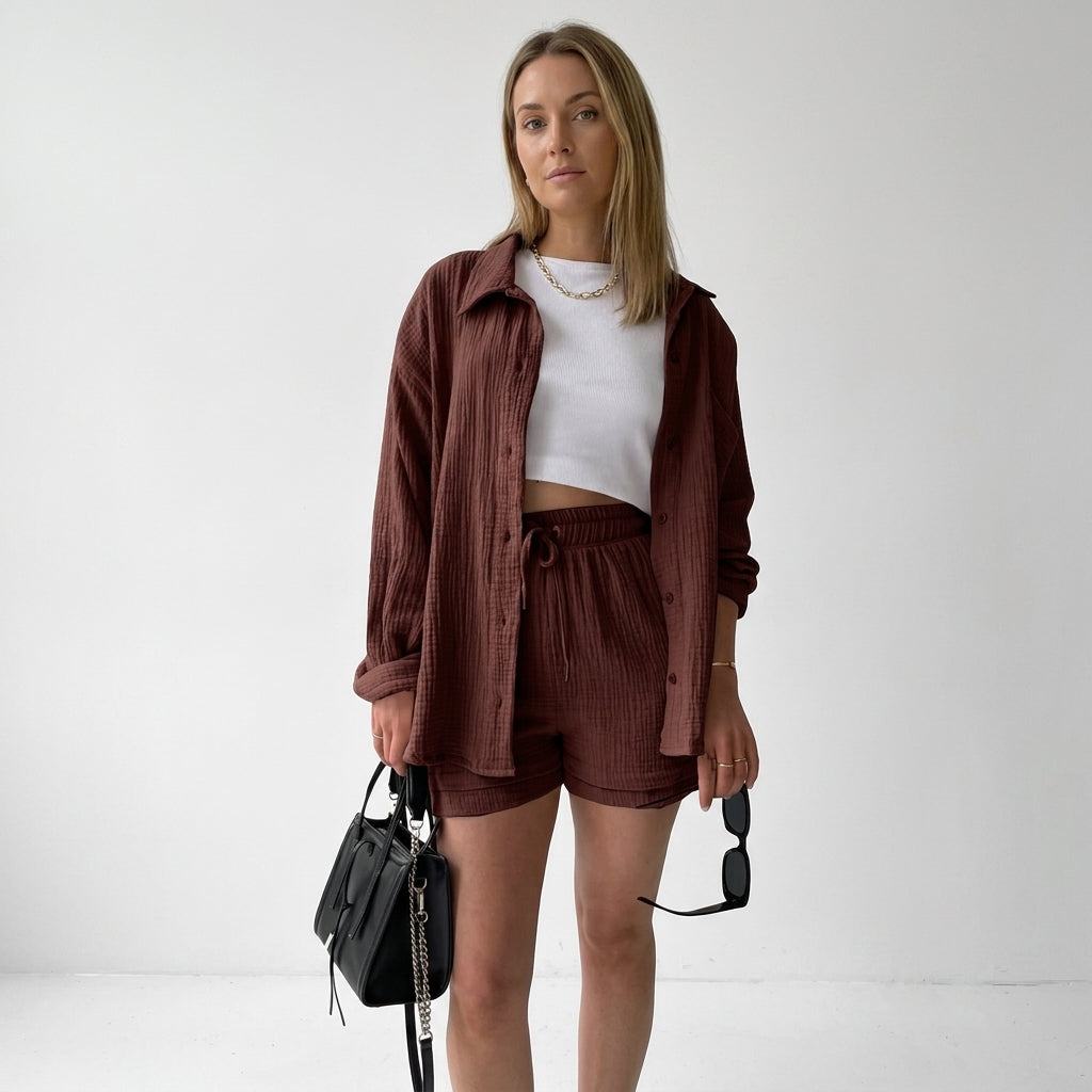 Lightweight Two-Piece Summer Set For Women