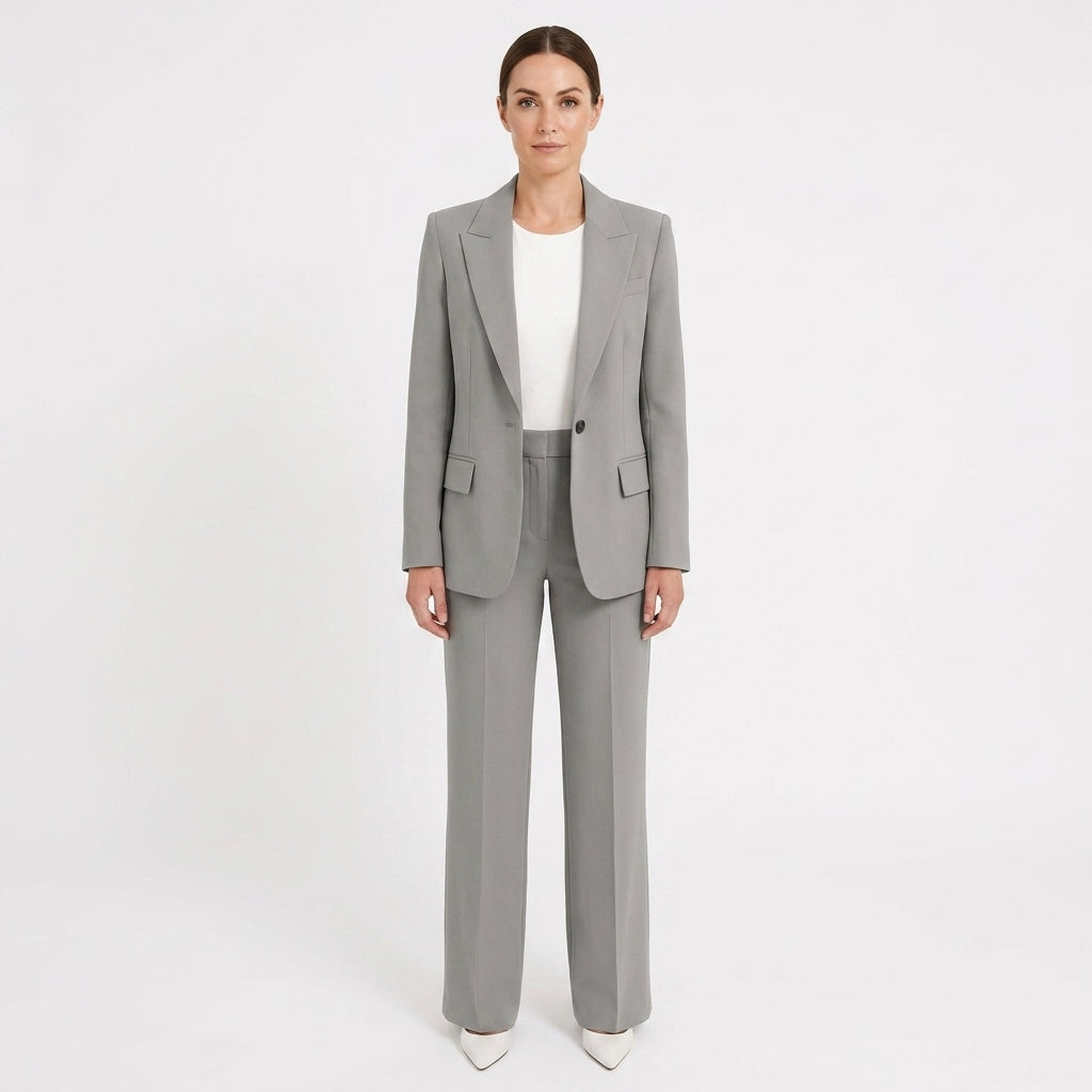 Tailored Blazer And Pants Set For Women