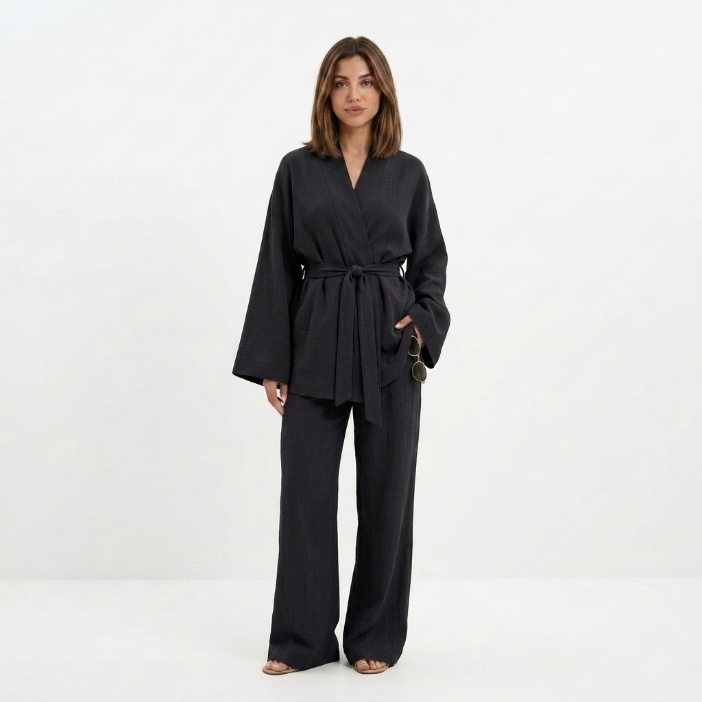 Kimono Style Two-Piece Summer Set For Women