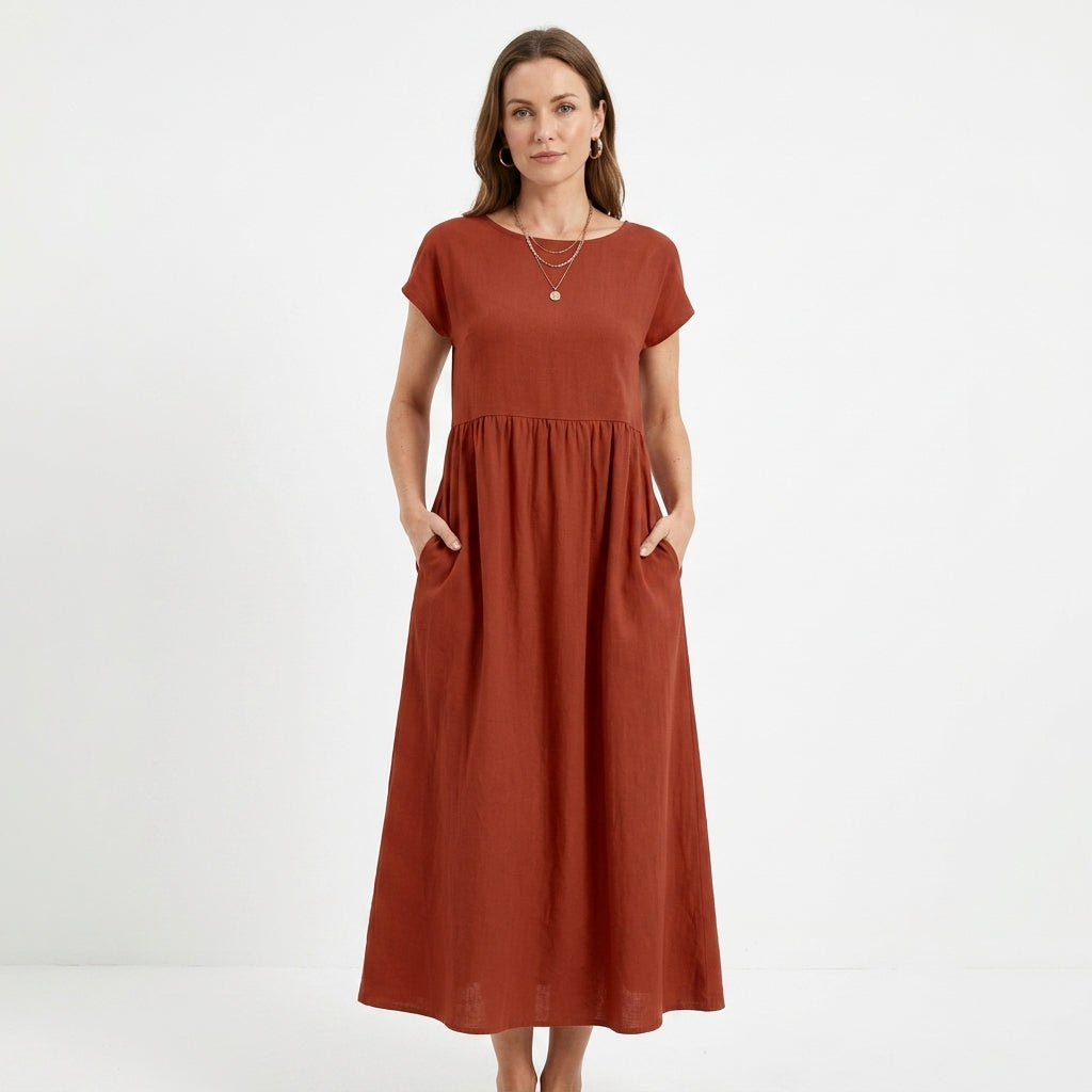 Loose Flowing Summer Dress For Women