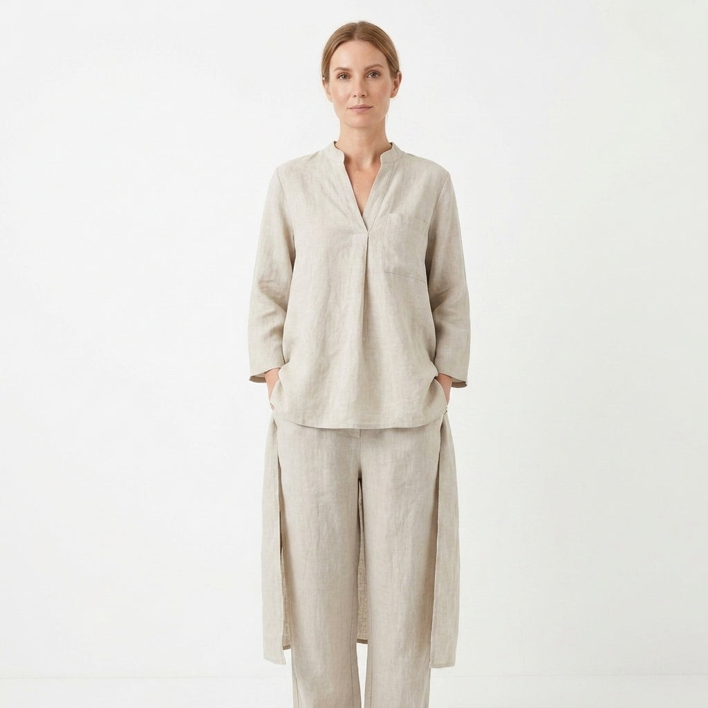 Women’s Tailored Matching Two-Piece Set With Defined Silhouette