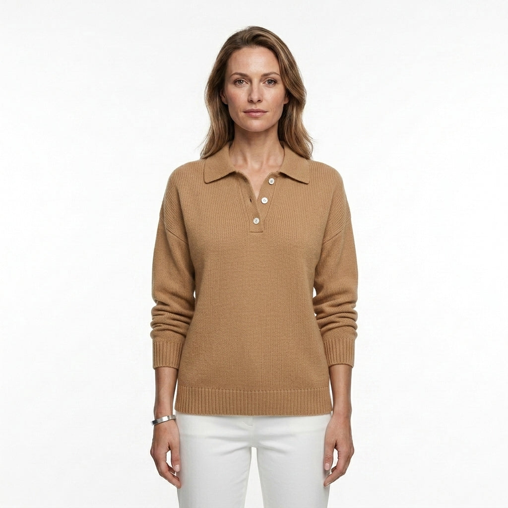 Elegant Soft Collar Sweater For Women