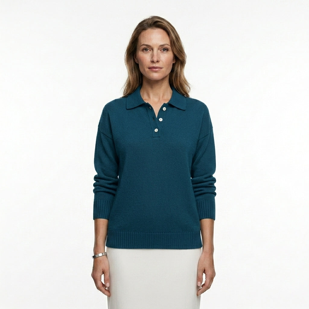 Elegant Soft Collar Sweater For Women