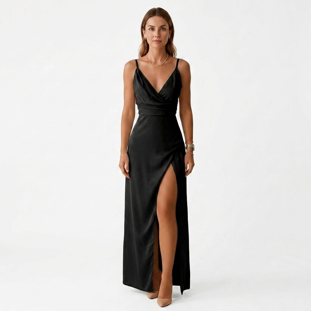 Satin Tailored Occasion Dress For Women