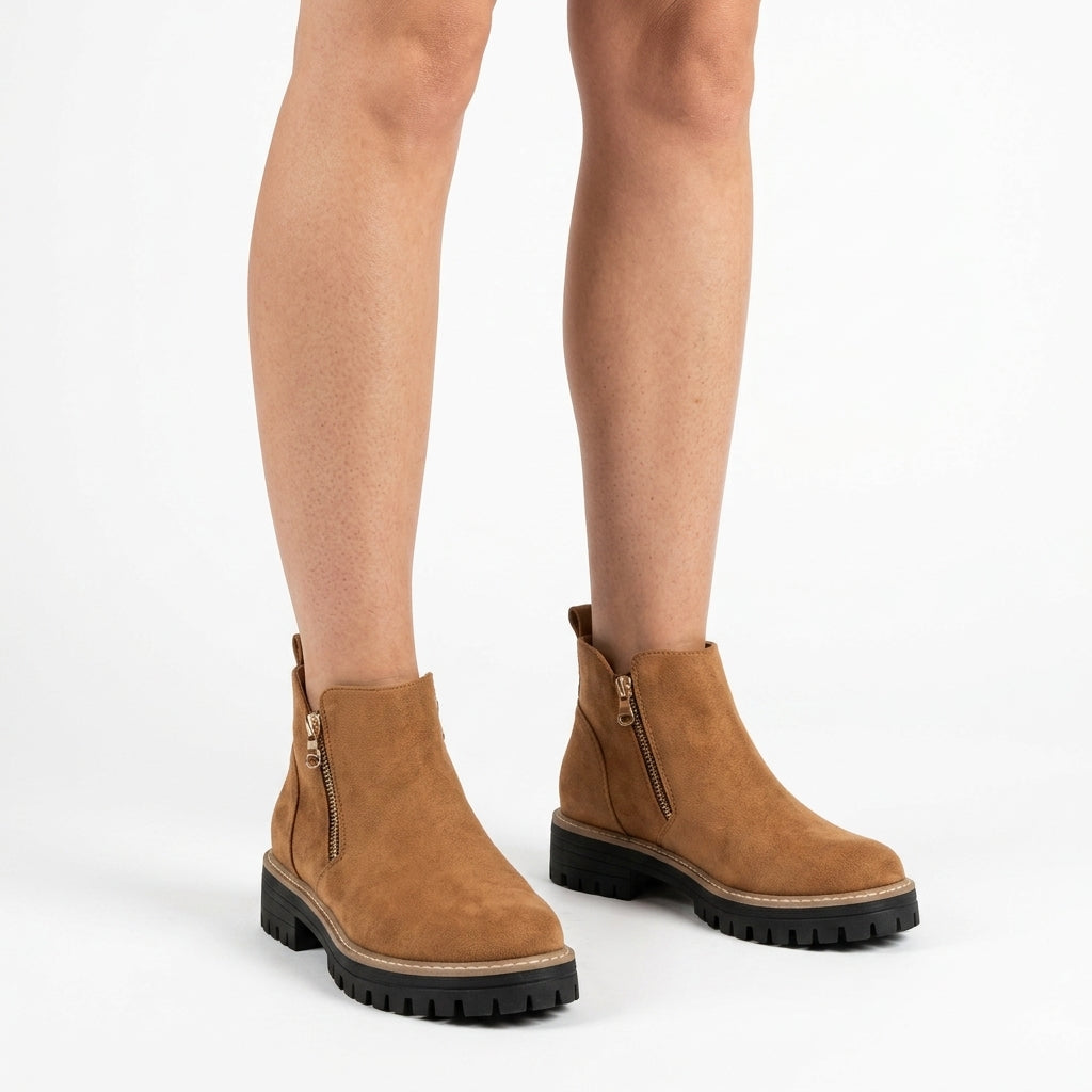Solid Colour Orthopedic Ankle Boots For Women
