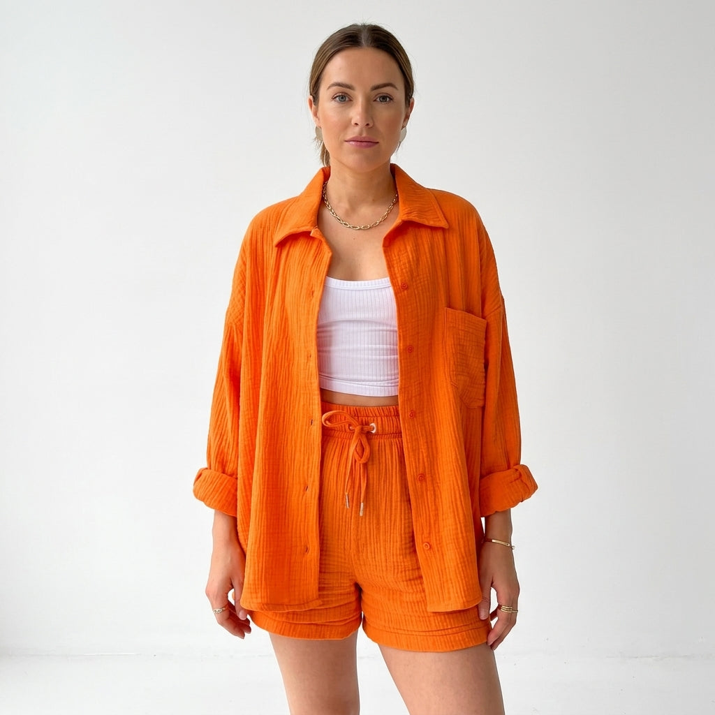 Lightweight Two-Piece Summer Set For Women