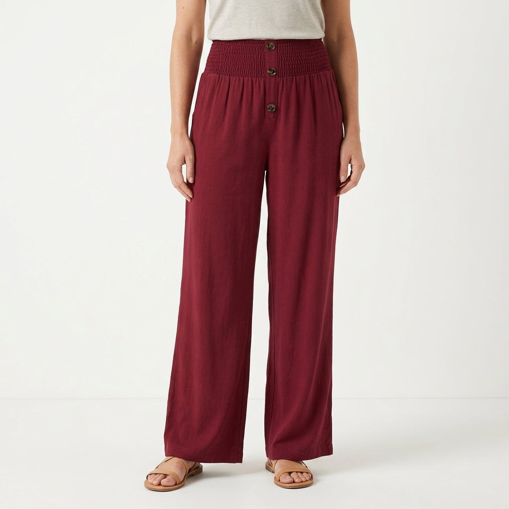 High Waist Wide Leg Pants For Women