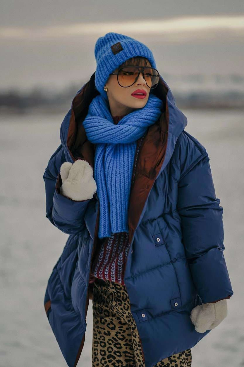 Alaska Cinnamon Cloud Reversible Winter Jacket - Kup online w Zorah
