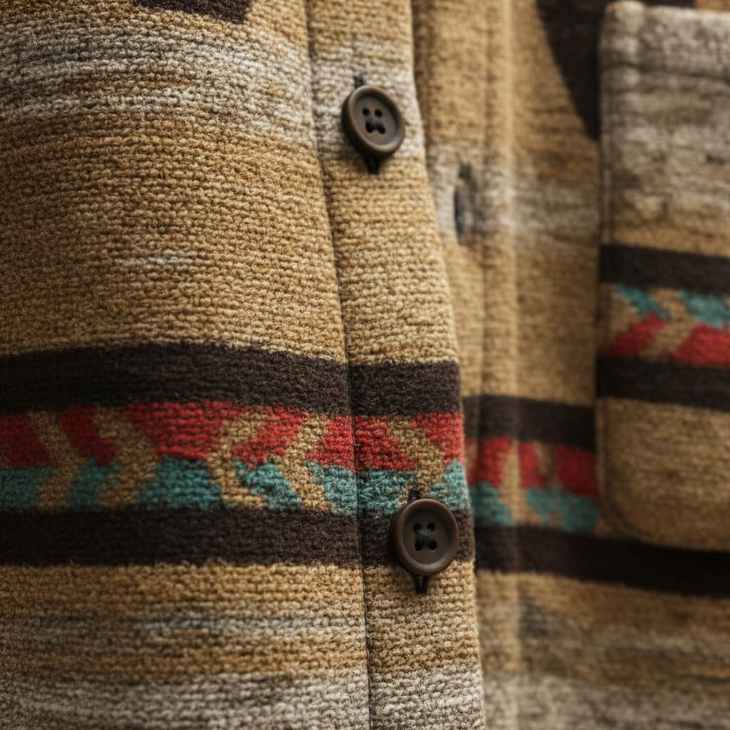 Austin | Winter Patterned Shirt Jacket - Kup online w Zorah