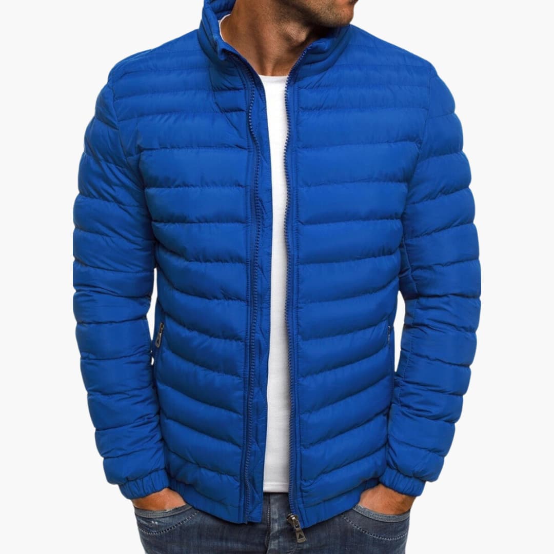 Benny | Comfortable Striped Warm Jacket - Kup online w Zorah