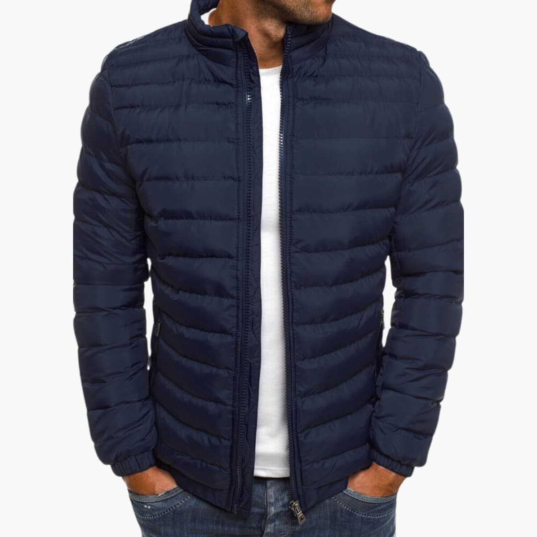 Benny | Comfortable Striped Warm Jacket - Kup online w Zorah