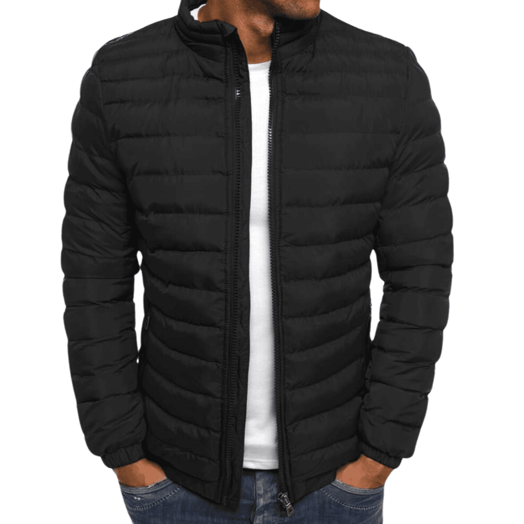 Benny | Comfortable Striped Warm Jacket - Kup online w Zorah