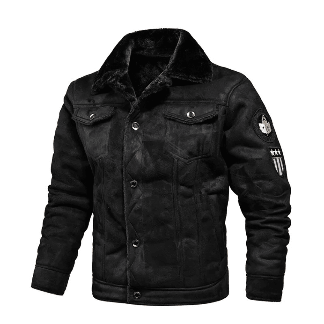 Charles | Elegant Warm Jacket with Button - Up Closure - Kup online w Zorah