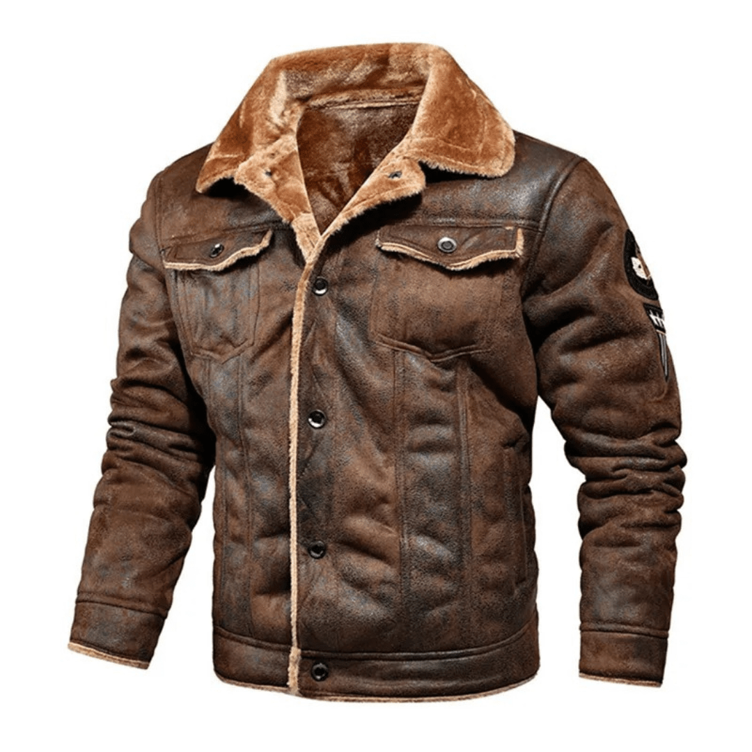 Charles | Elegant Warm Jacket with Button - Up Closure - Kup online w Zorah