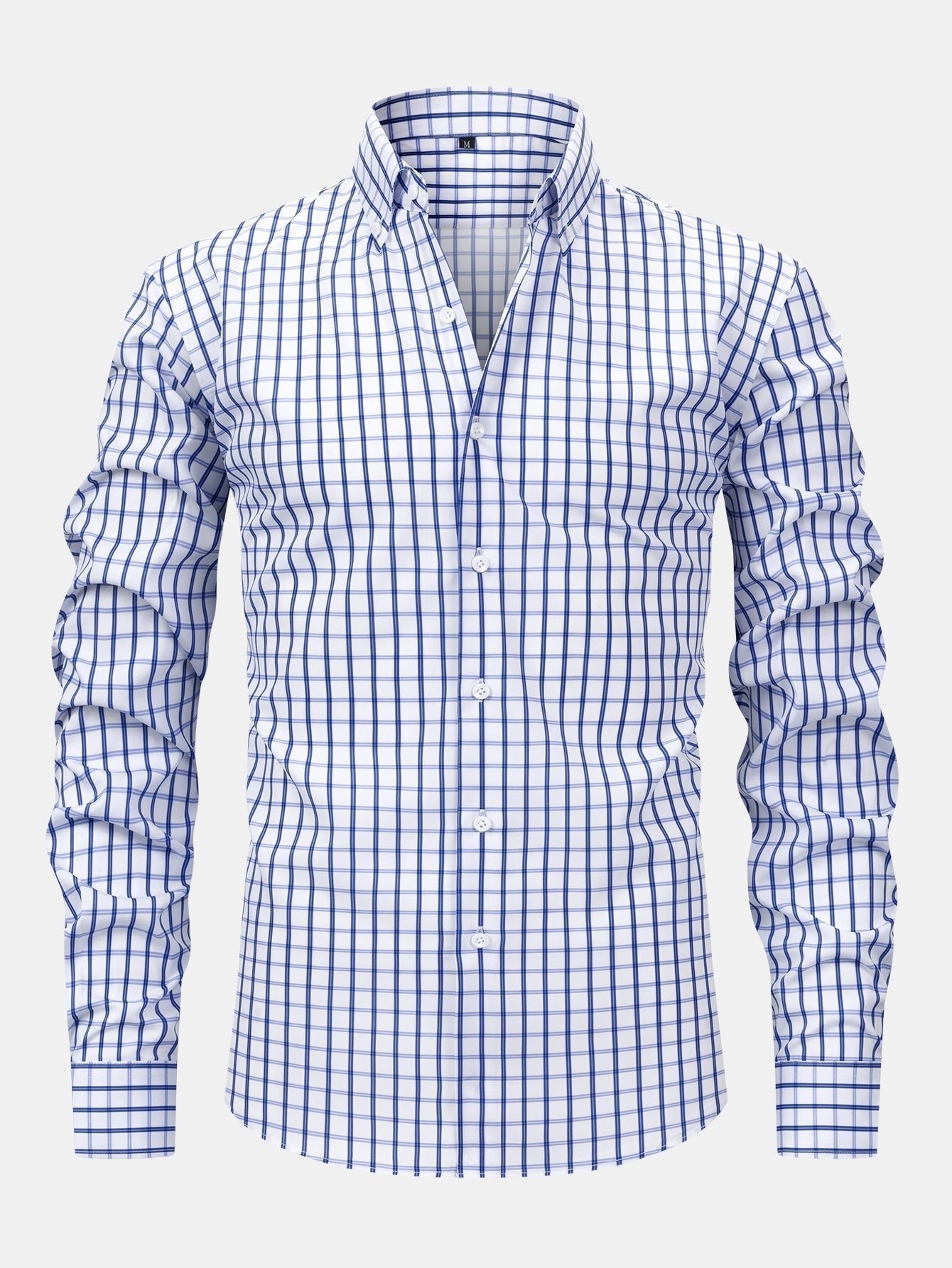 Dennis - Long Sleeved Shirt With Checkered Pattern - Kup online w Zorah