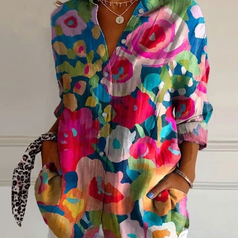 Diane | Elegancka artystyczna bluzka - Kup online w Loafis