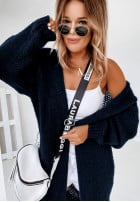 Długi dzianinowy kardigan Bueno szary - Kup online w Zorah