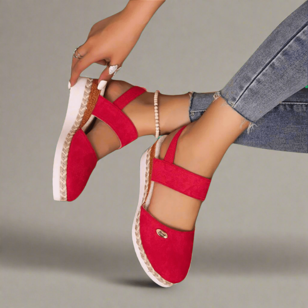 Gerneliese | Eleganckie Ortopedyczne Sandały na Koturnie - Kup online w Loafis