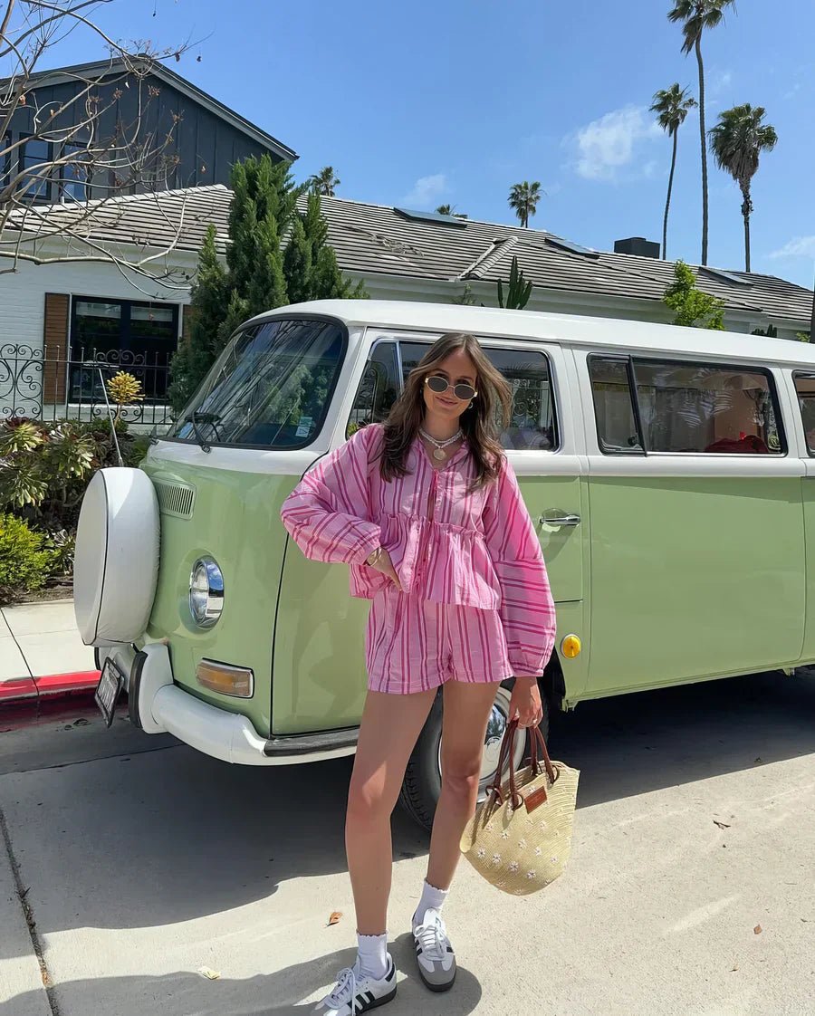 Grażyna | Letni komplet w paski - Kup online w Loafis