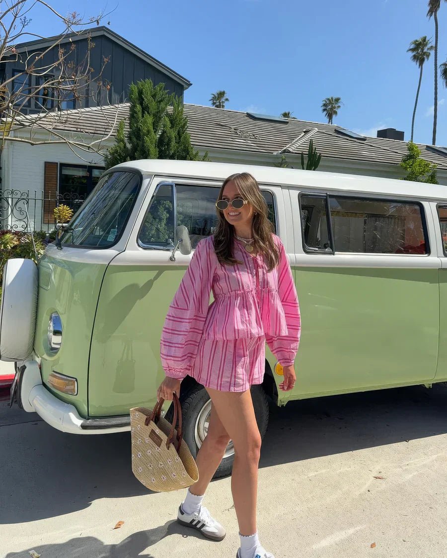 Grażyna | Letni komplet w paski - Kup online w Loafis