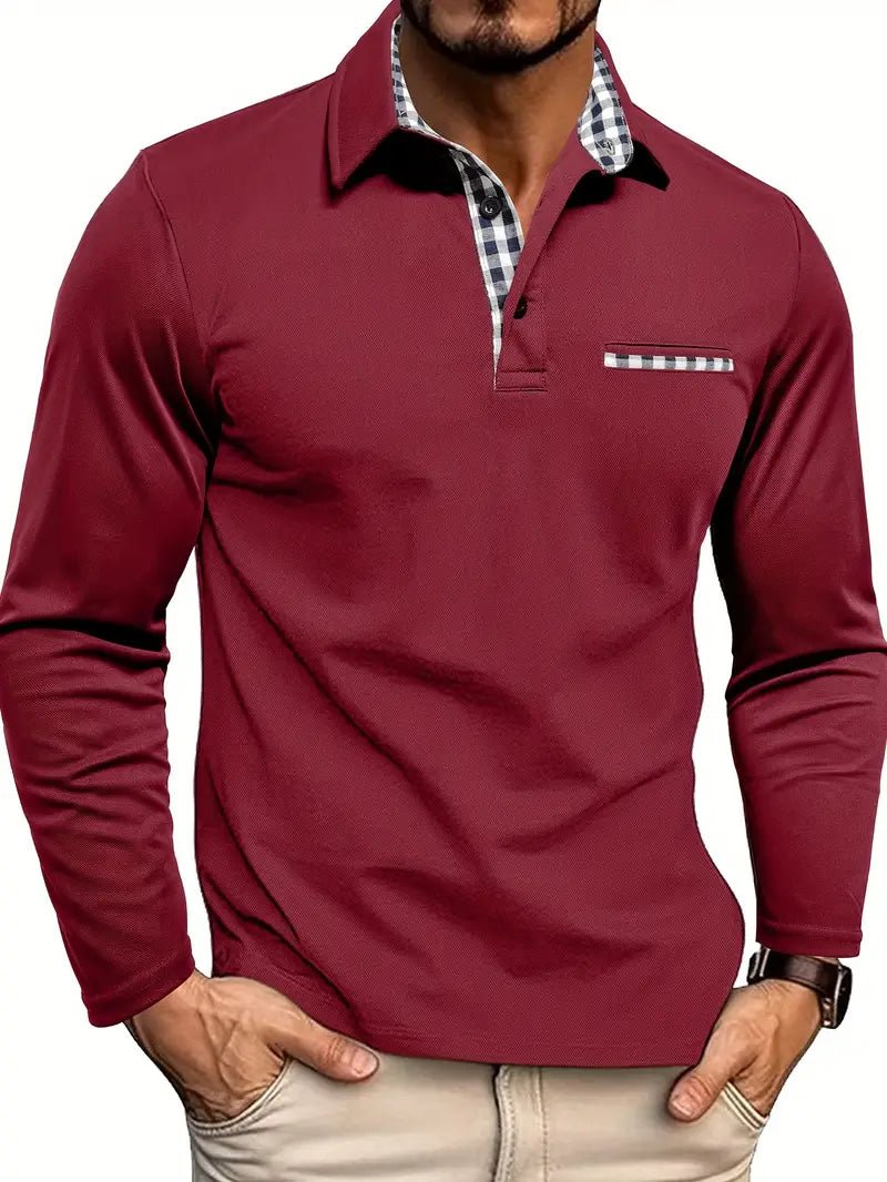 Harry | Long - Sleeve Polo Shirt - Kup online w Zorah