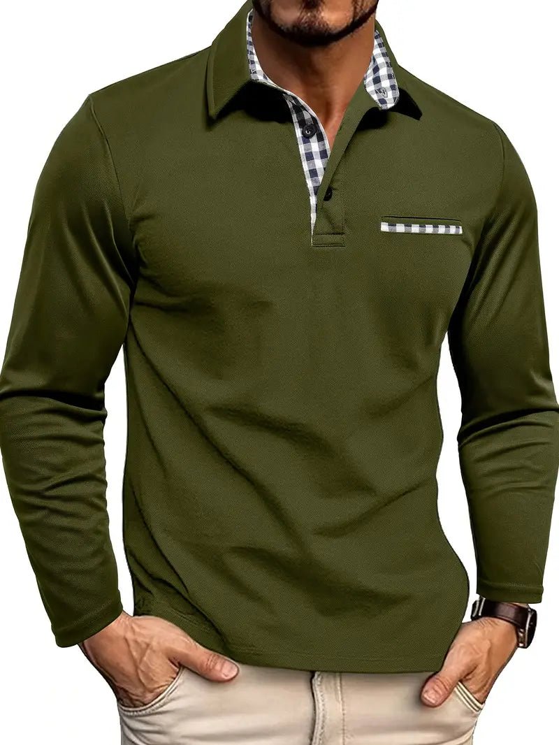 Harry | Long - Sleeve Polo Shirt - Kup online w Zorah