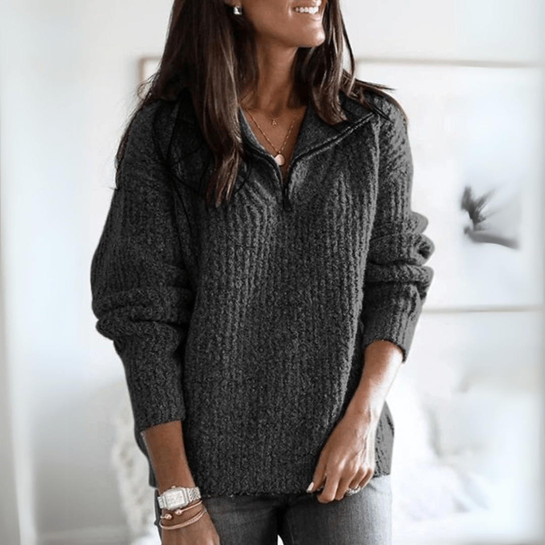 Jade | Elegancki i Wszechstronny Zip Pullover - Kup online w Loafis