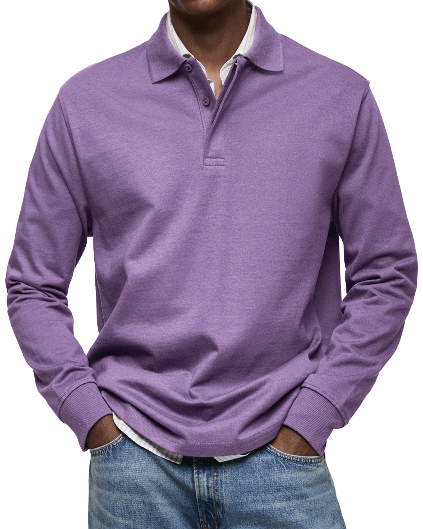 Jason | The Long - Sleeve Luxury Polo - Kup online w Zorah