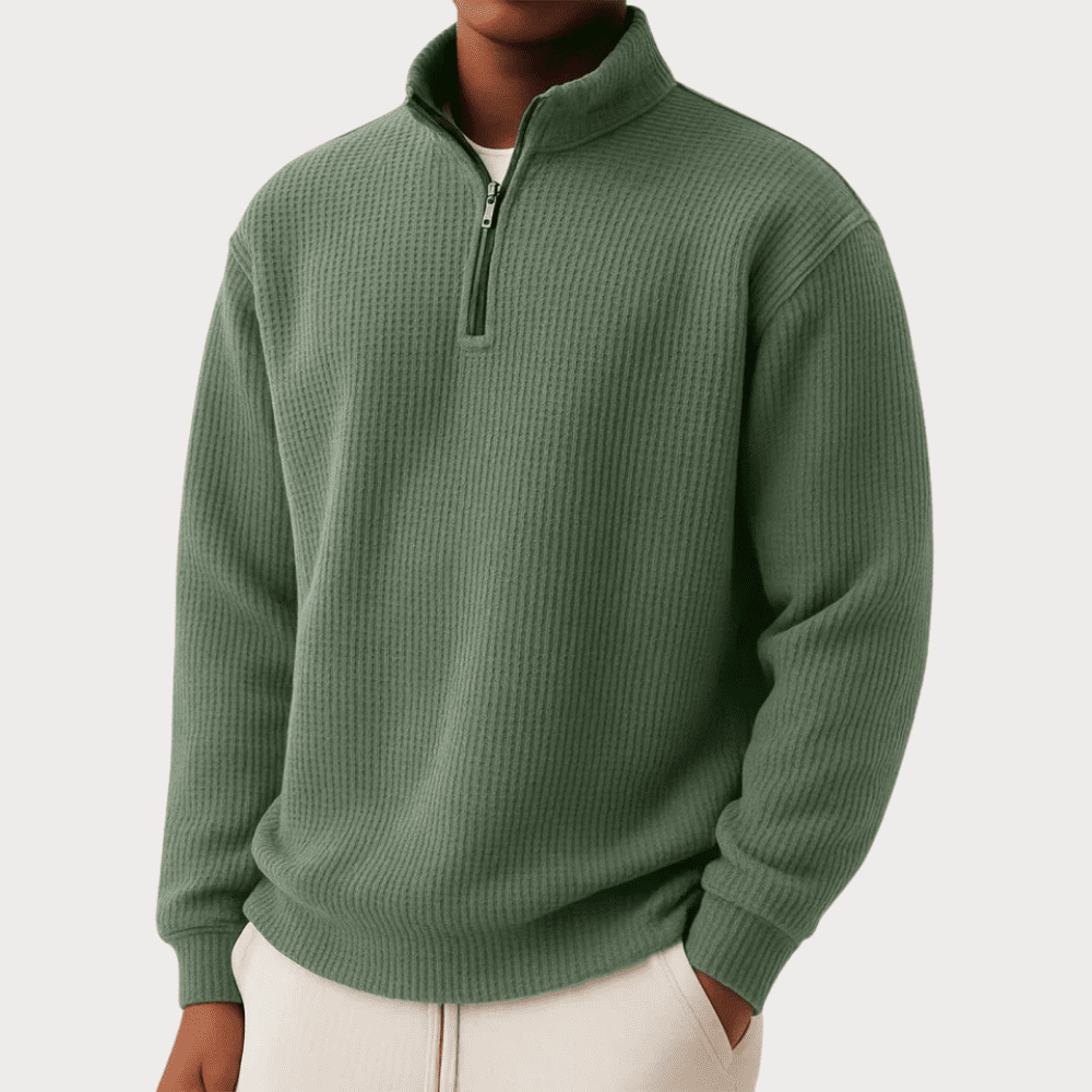 Joey | Casual Half Zip Sweater - Kup online w Zorah