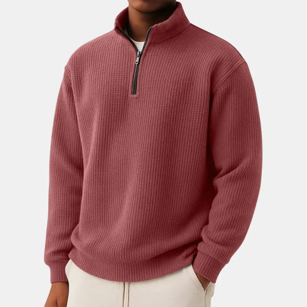 Joey | Casual Half Zip Sweater - Kup online w Zorah