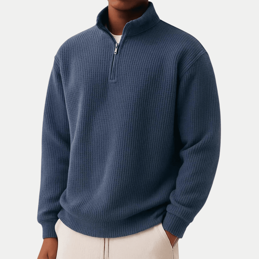 Joey | Casual Half Zip Sweater - Kup online w Zorah