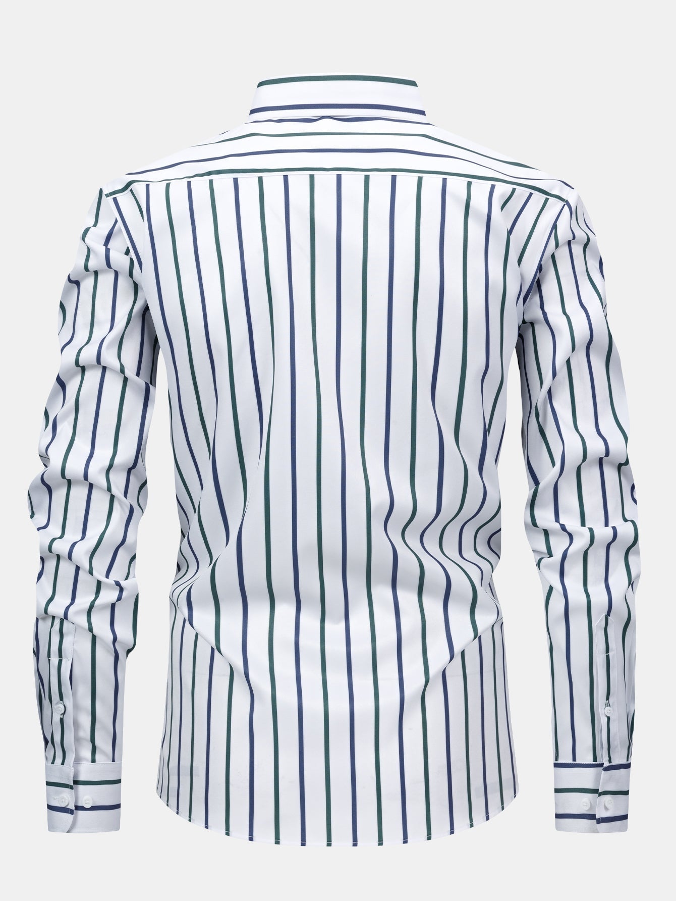 Julian | Long Sleeved Striped Shirt With Button - Kup online w Zorah
