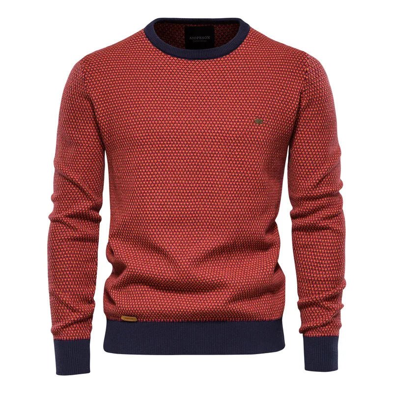 Levi | Sweater with Checkered Pattern - Kup online w Zorah