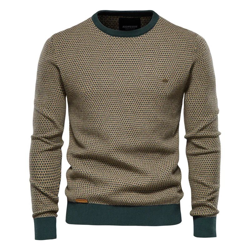 Levi | Sweater with Checkered Pattern - Kup online w Zorah
