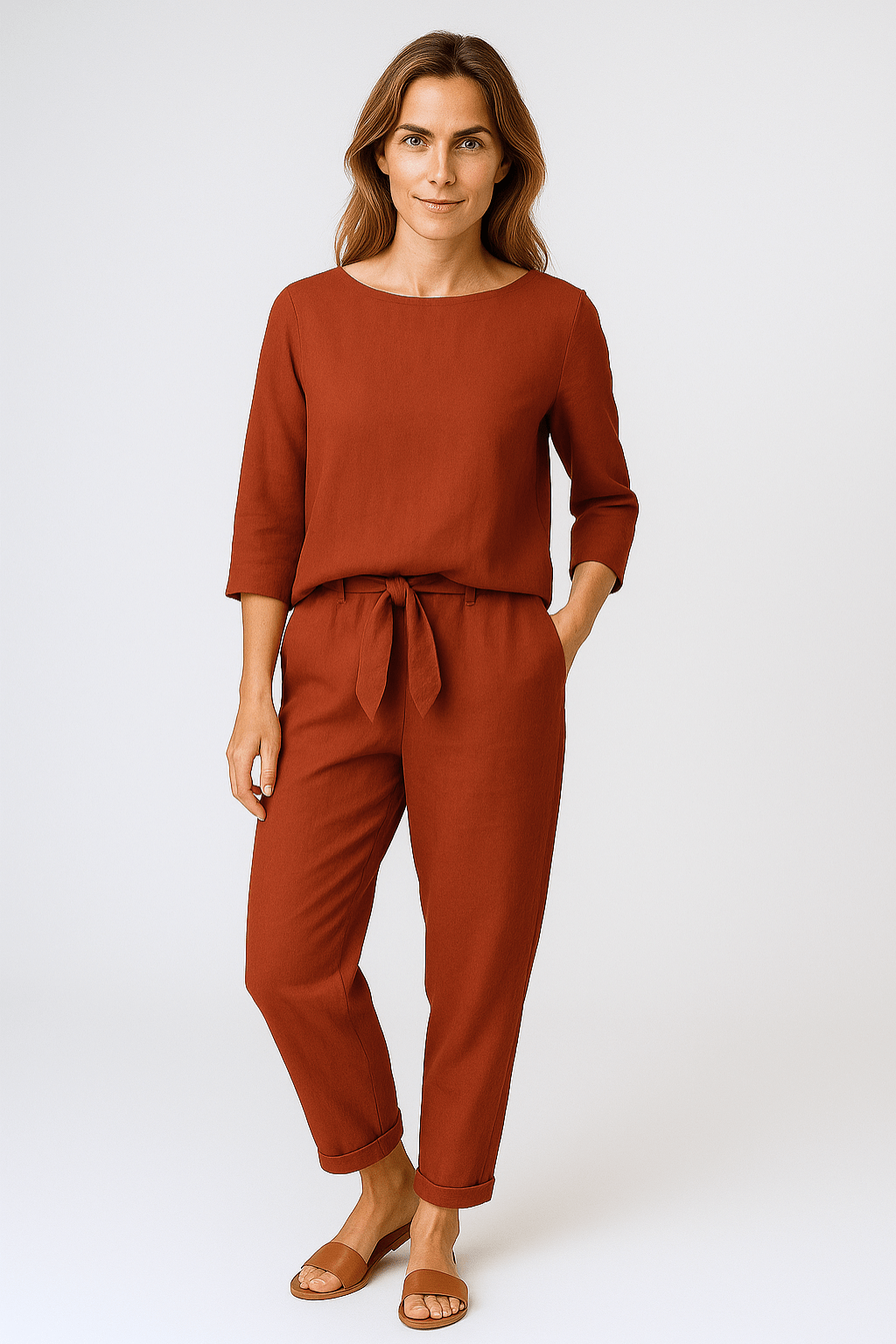 Linnea™ | Elegancki dwuczęściowy zestaw - Kup online w Loafis