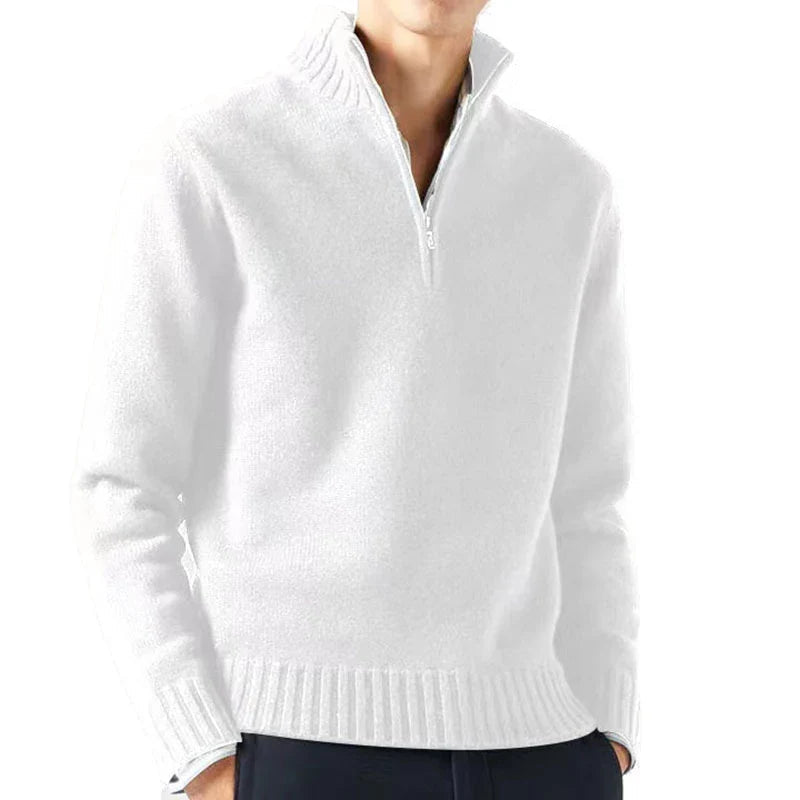 Miles | Luxe Half - Zip Sweater - Kup online w Zorah