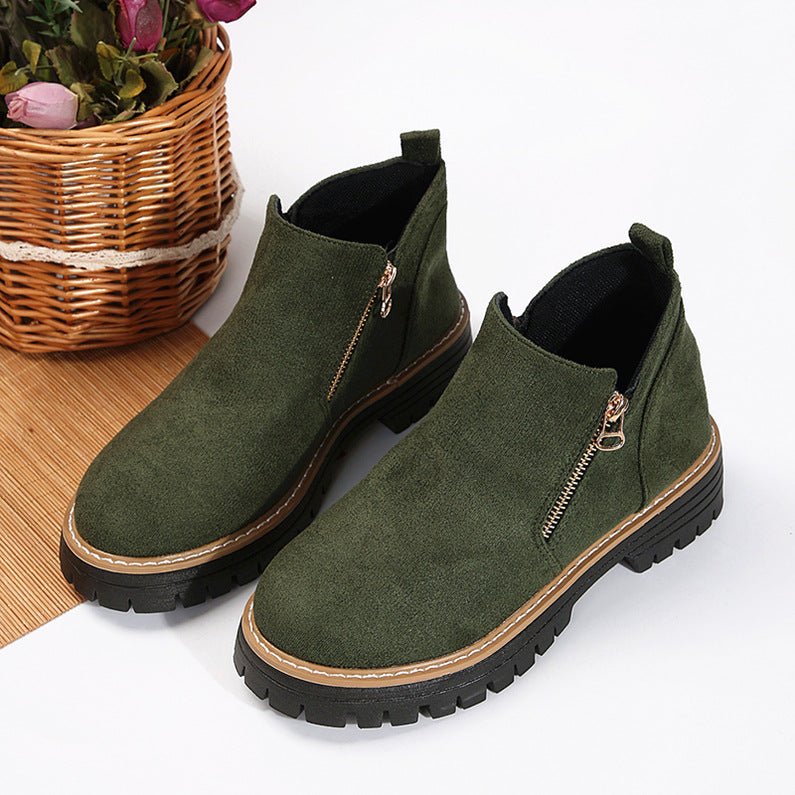 Modne, jednokolorowe, ortopedyczne botki damskie - Kup online w Zorah