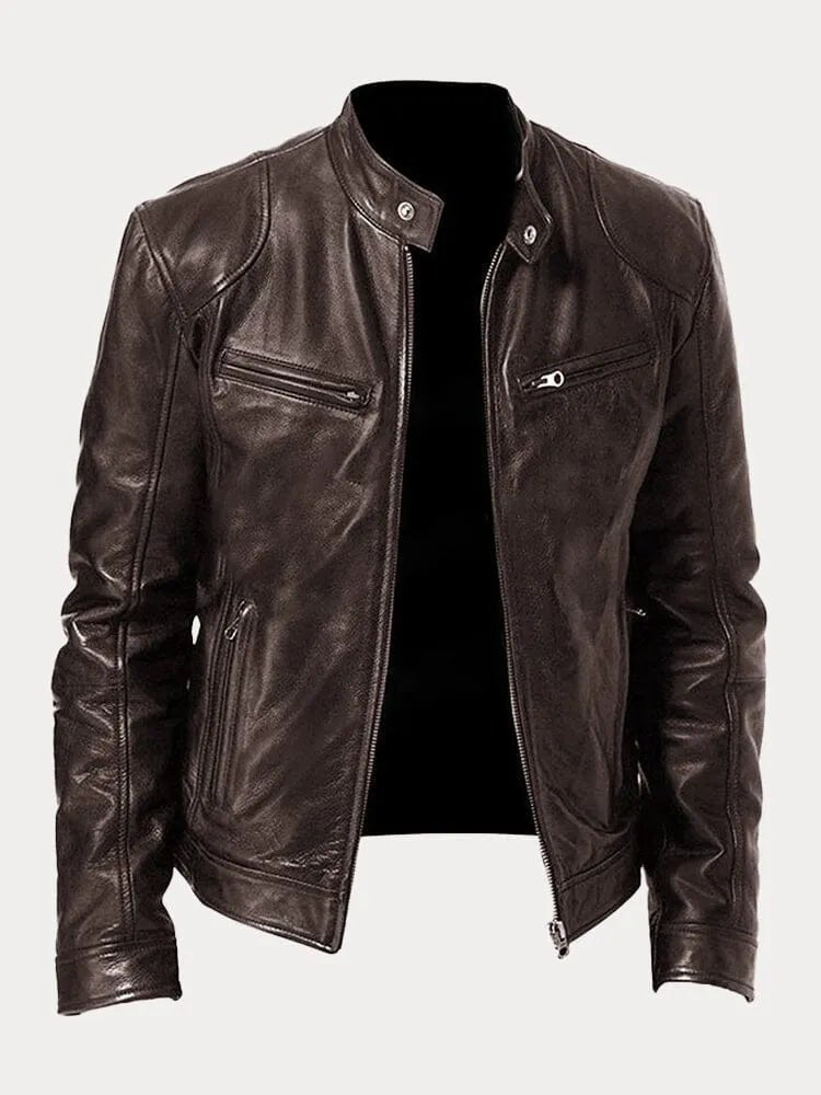 Nohr | Classic Leather Jacket for Men - Kup online w Zorah