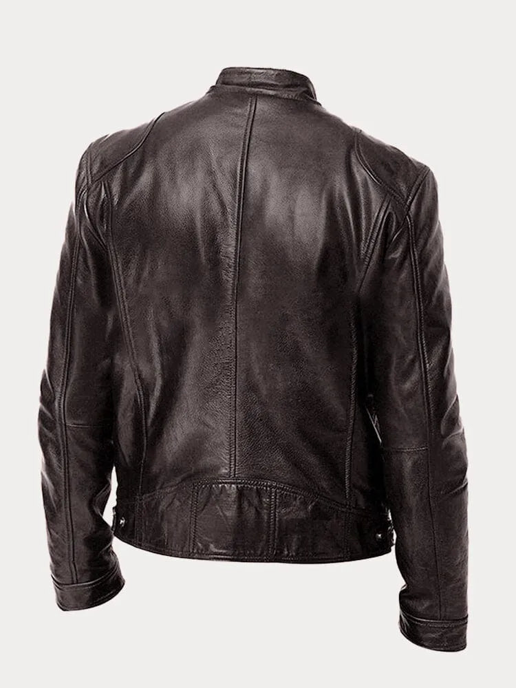 Nohr | Classic Leather Jacket for Men - Kup online w Zorah