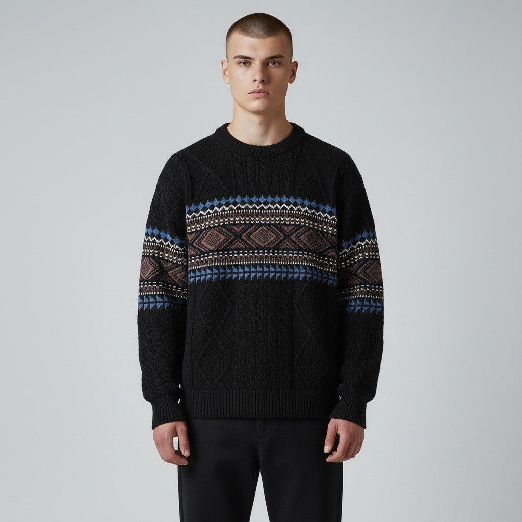 Sebas | Nordic Textured Winter Sweater - Kup online w Zorah