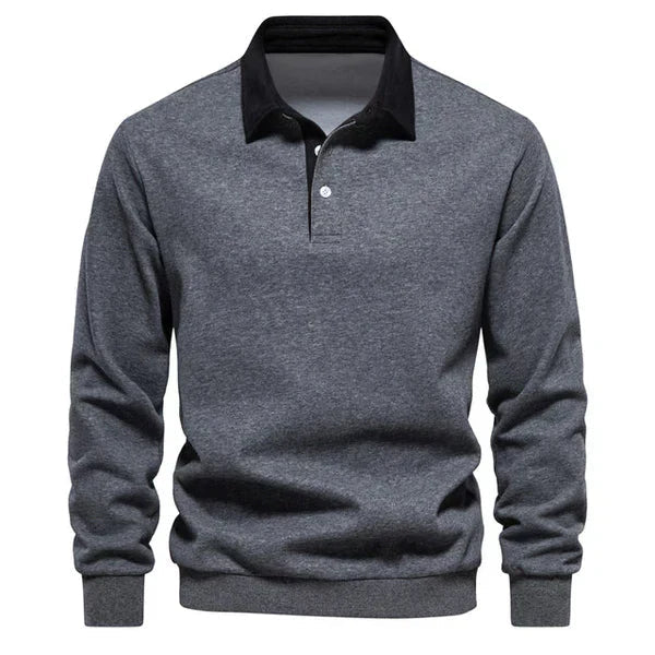 Sem | Long - Sleeve Polo Sweater - Kup online w Zorah