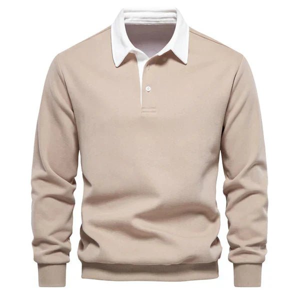 Sem | Long - Sleeve Polo Sweater - Kup online w Zorah