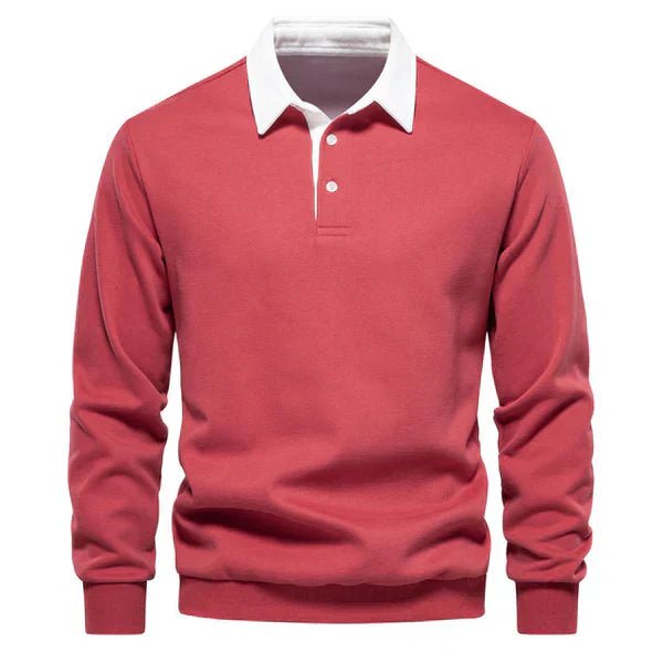 Sem | Long - Sleeve Polo Sweater - Kup online w Zorah