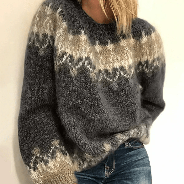 Suzanne | Klasyczny sweter zimowy - Kup online w Loafis
