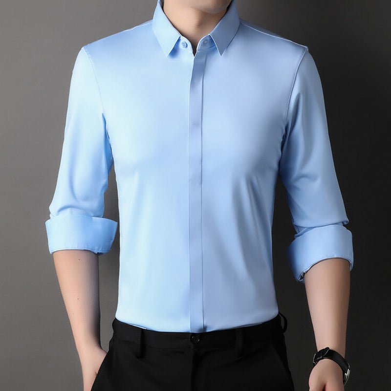 The Mitchel Shirt | Wrinkle - Free Stretch Shirt for Men - Kup online w Zorah