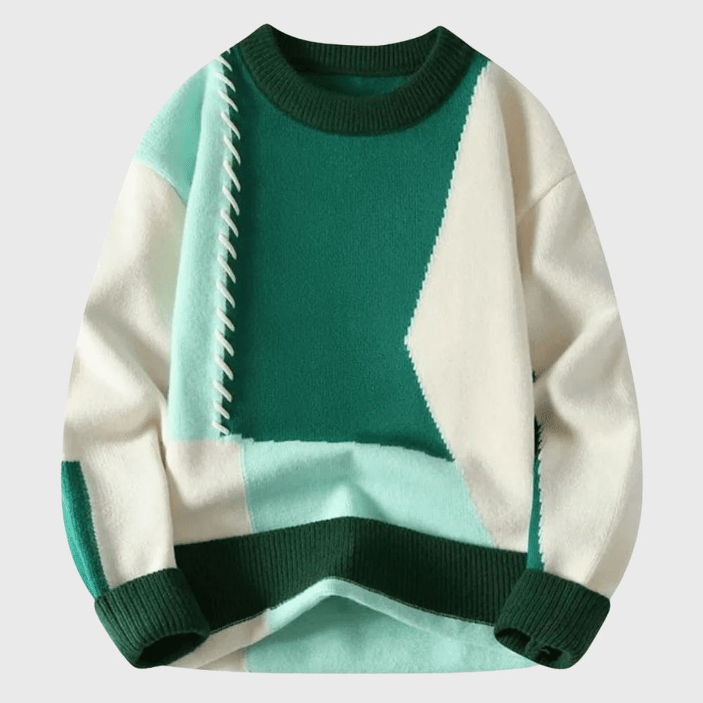 Valdemar | Patchwork Sweater - Kup online w Zorah