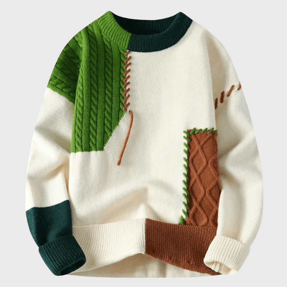 Valdemar | Patchwork Sweater - Kup online w Zorah