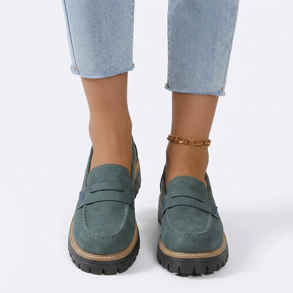 Handmade Elegant Slip-On Loafers For Women