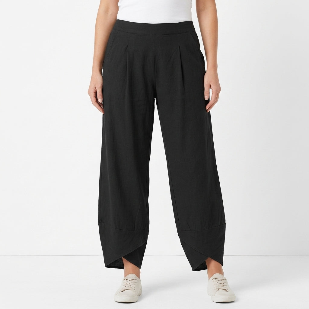 Refined Regular Fit Spring Pants For Women
